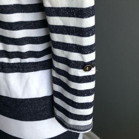 Caslon Nordstrom Striped Drawstring Waist Dress XS - Picture 7 of 8